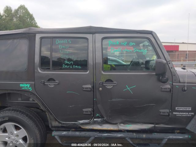 1C4BJWDG0HL730744 Jeep Wrangler Unlimited Sport 4x4