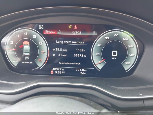 WAUEAAF44NN014767 Audi A4 Premium Plus 45 Tfsi S Line Quattro S Tronic