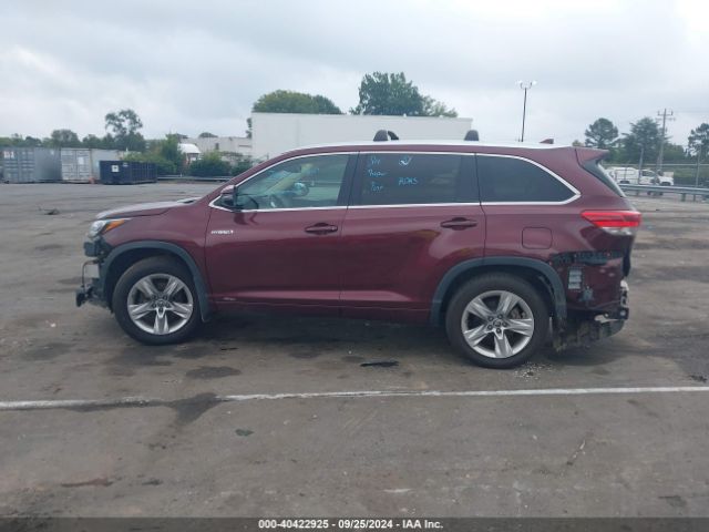 5TDDGRFH9HS020996 Toyota Highlander Hybrid Limited