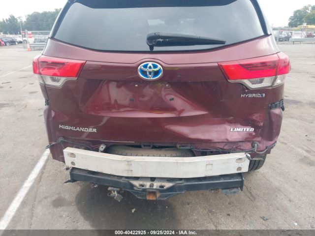 5TDDGRFH9HS020996 Toyota Highlander Hybrid Limited