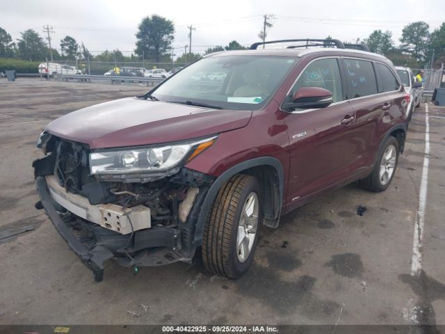 5TDDGRFH9HS020996 Toyota Highlander Hybrid Limited