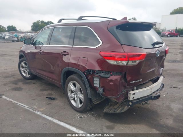 5TDDGRFH9HS020996 Toyota Highlander Hybrid Limited