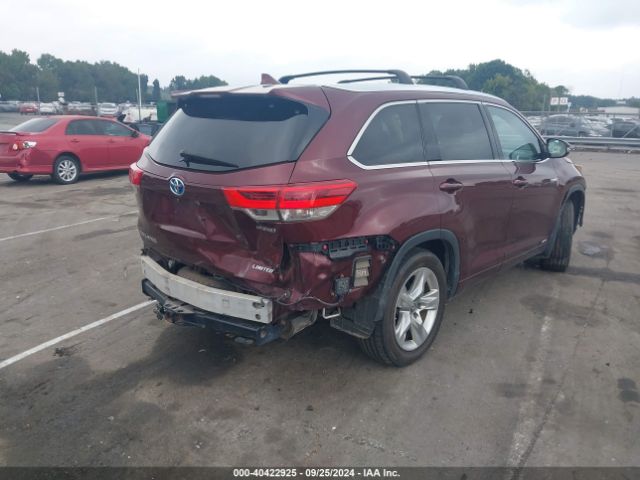 5TDDGRFH9HS020996 Toyota Highlander Hybrid Limited