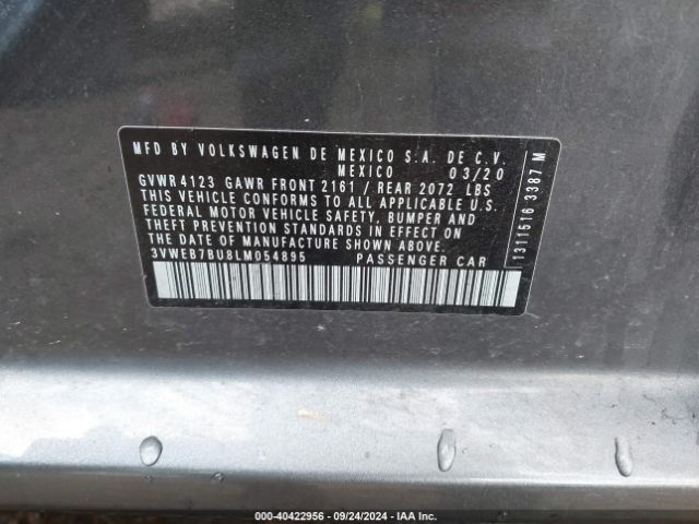 3VWEB7BU8LM054895 Volkswagen Jetta 1.4t Sel