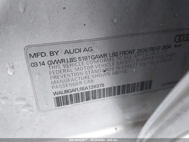 WAUBGAFL5EA126378 Audi S4 3.0t Premium Plus