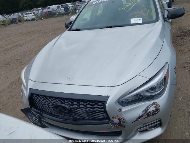 2017 Infiniti Q50 3.0t Premium მანქანა იყიდება აუქციონზე, vin: JN1EV7AP6HM733933, აუქციონის ნომერი: 40423383