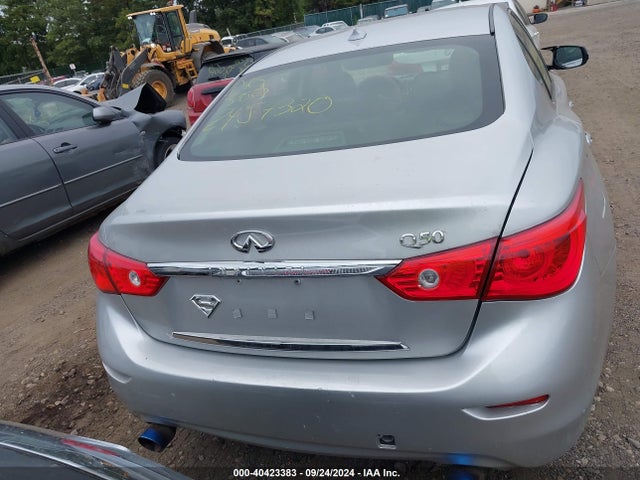 2017 Infiniti Q50 3.0t Premium მანქანა იყიდება აუქციონზე, vin: JN1EV7AP6HM733933, აუქციონის ნომერი: 40423383