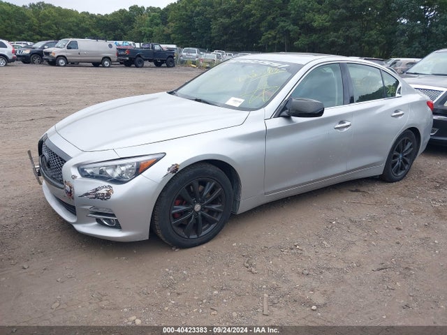 2017 Infiniti Q50 3.0t Premium მანქანა იყიდება აუქციონზე, vin: JN1EV7AP6HM733933, აუქციონის ნომერი: 40423383