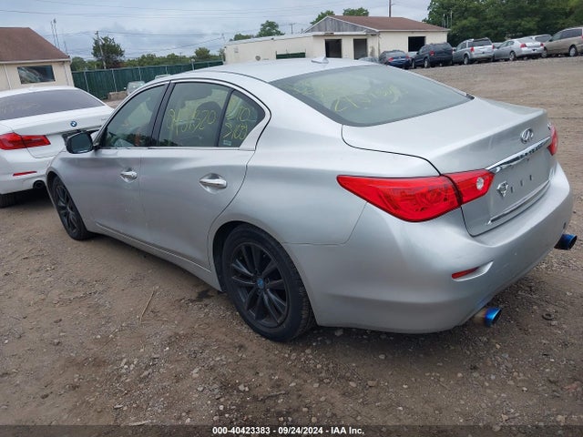 2017 Infiniti Q50 3.0t Premium მანქანა იყიდება აუქციონზე, vin: JN1EV7AP6HM733933, აუქციონის ნომერი: 40423383