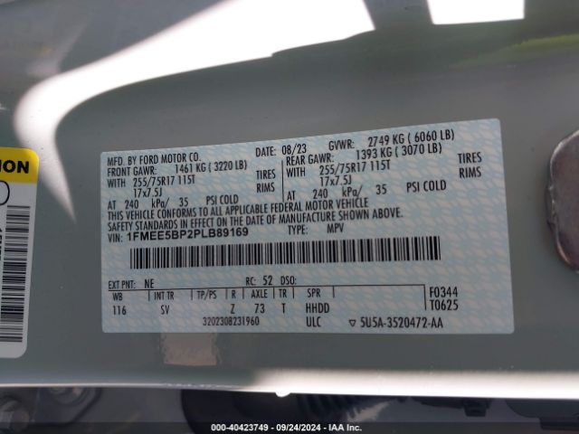 1FMEE5BP2PLB89169 Ford Bronco Big Bend