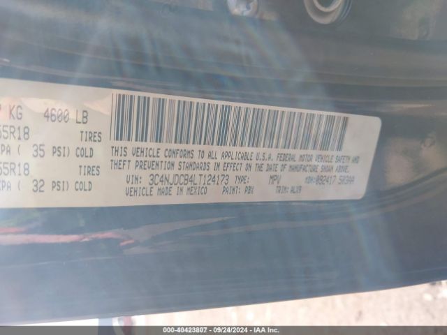 3C4NJDCB4LT124173 Jeep Compass Limited 4x4