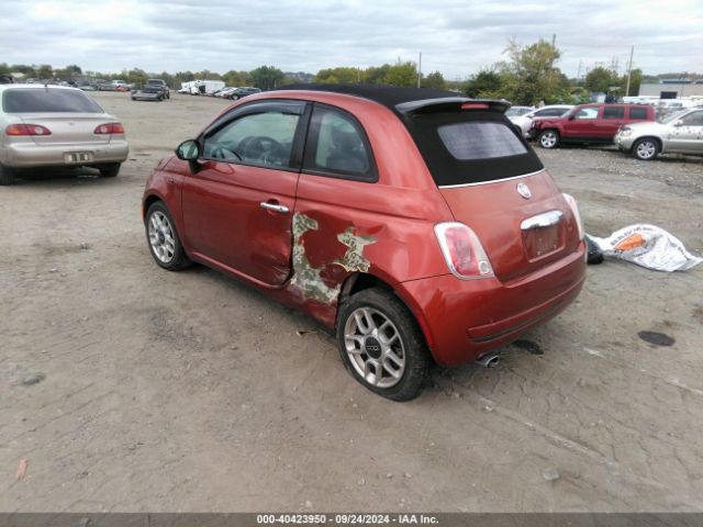 2012 FIAT 500C 3C3CFFDR6CT165800 Photo 2