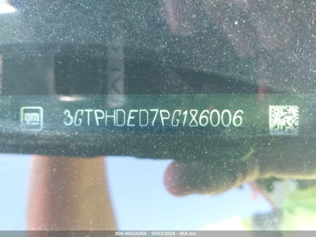 3GTPHDED7PG186006 GMC Sierra 1500 2wd  Short Box Slt