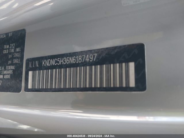 KNDNC5H36N6187497 KIA Carnival Mpv Ex