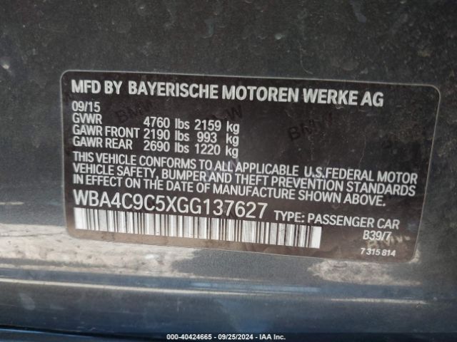 WBA4C9C5XGG137627 BMW 428i Gran Coupe Xdrive