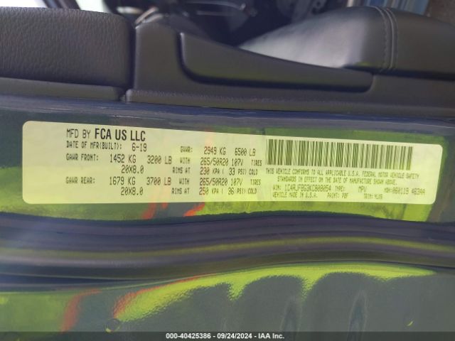 1C4RJFBG3KC808054 Jeep Grand Cherokee Limited X 4x4