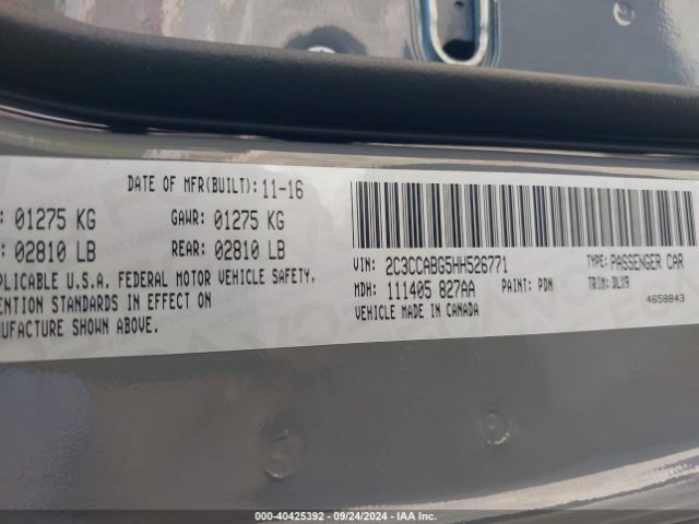 2C3CCABG5HH526771 Chrysler 300 300s