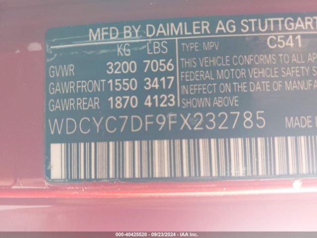 2015 MERCEDES-BENZ G 63 AMG WDCYC7DF9FX232785 Photo 8