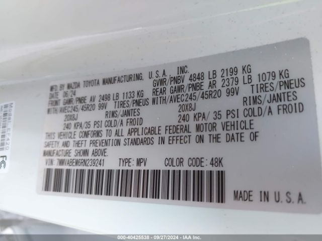 7MMVABEM6RN239241 Mazda Cx-50 2.5 S Premium Plus