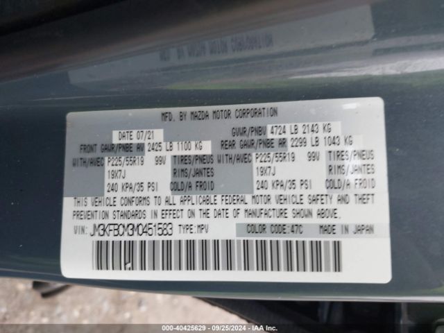 JM3KFBCM3M0451583 Mazda Cx-5 Carbon Edition
