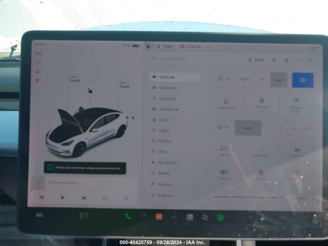5YJ3E1EBXKF494662 Tesla Model 3 Long Range/performance