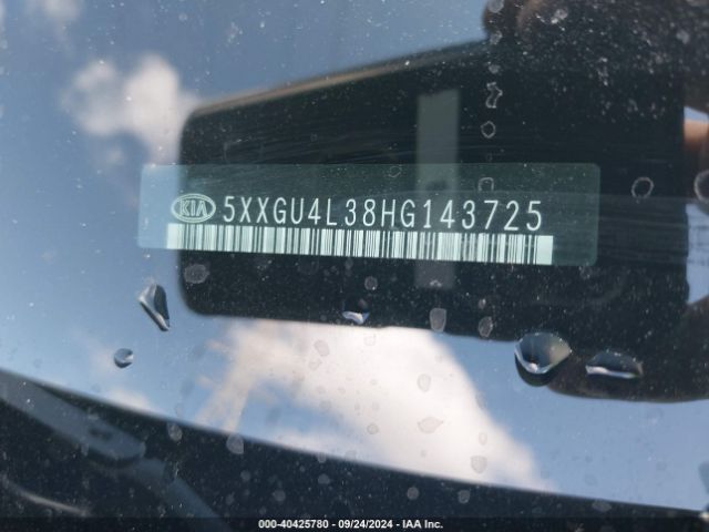 5XXGU4L38HG143725 KIA OPTIMA EX