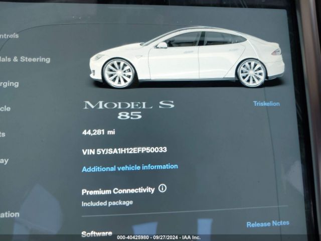 5YJSA1H12EFP50033 Tesla Model S P85