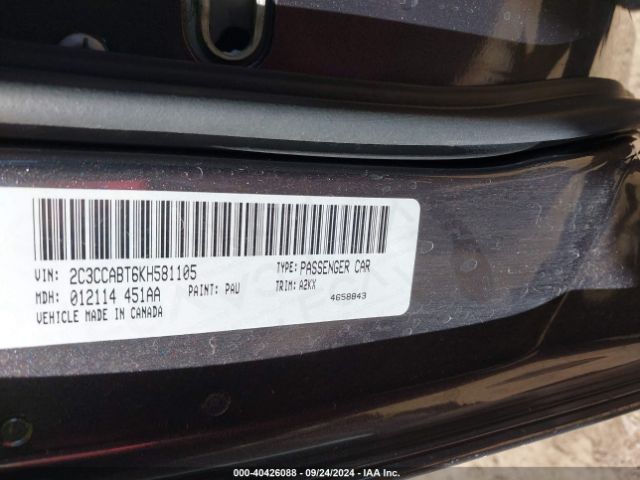 2C3CCABT6KH581105 Chrysler 300 300s