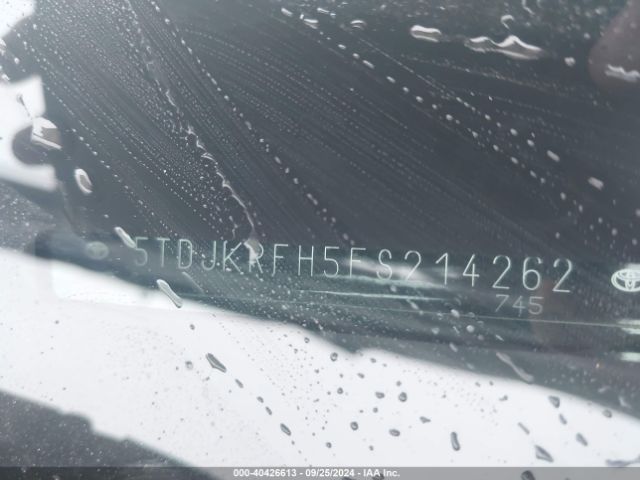 5TDJKRFH5FS214262 Toyota Highlander Xle V6