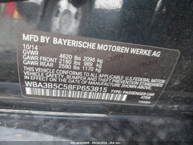 WBA3B5C58FP653815 BMW 328i Xdrive