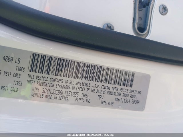 Jeep Compass Limited 4x4 2020 3C4NJDCB6LT151925 Image 9