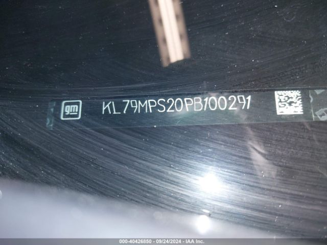 KL79MPS20PB100291 Chevrolet Trailblazer Fwd Lt