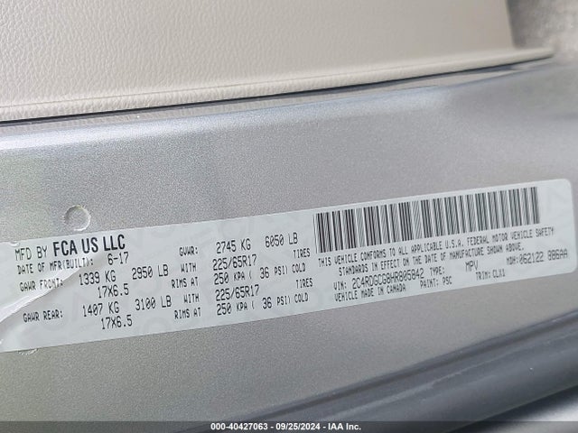 Dodge Grand Caravan Sxt 2020 2C4RDGCG7LR153305 Image 9