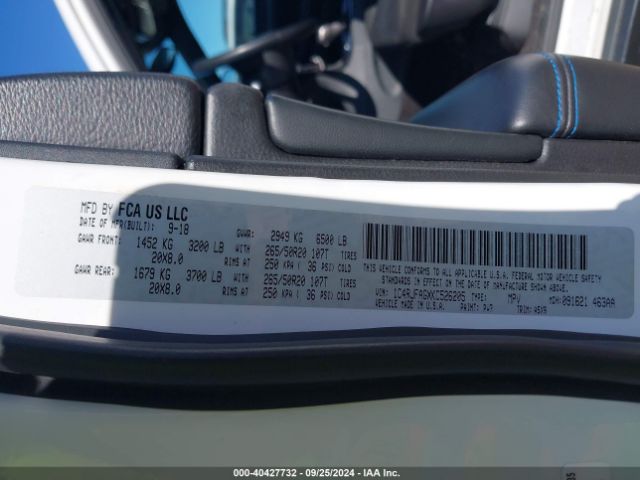1C4RJFAGXKC526205 Jeep Grand Cherokee Upland 4x4