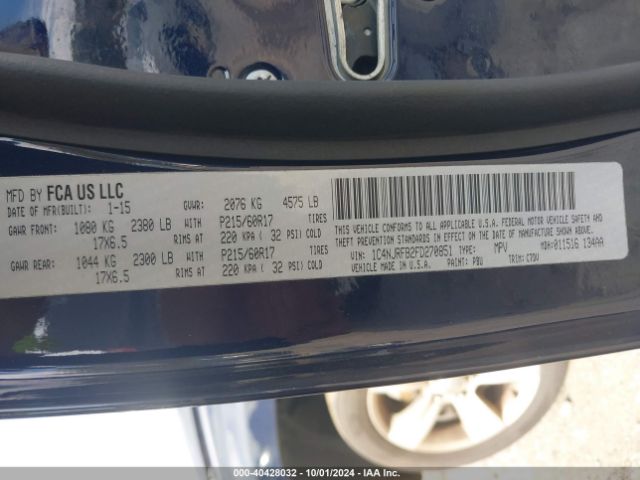 1C4NJRFB2FD270851 Jeep Patriot Latitude