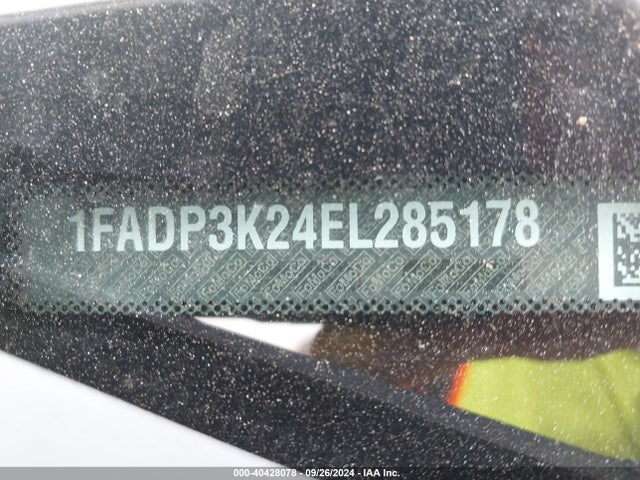Ford FOCUS SE 2014 1FADP3K24EL285178 Image 9