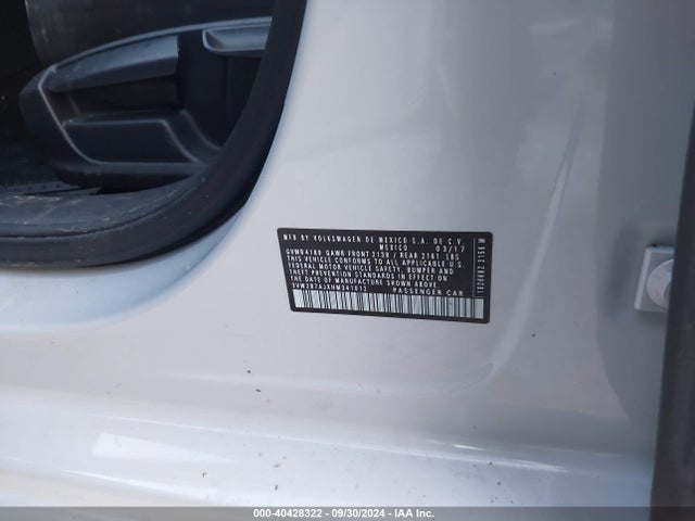 Volkswagen Jetta 1.4t S 2017 3VW2B7AJXHM341012 Image 9