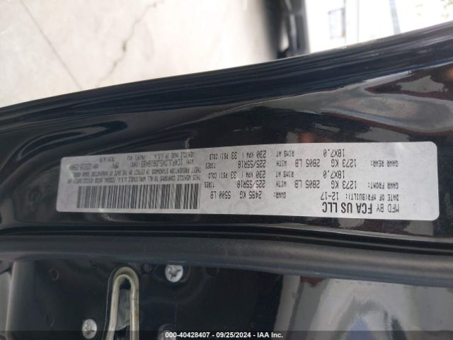 1C4PJLDX5JD618493 Jeep Cherokee Limited Fwd