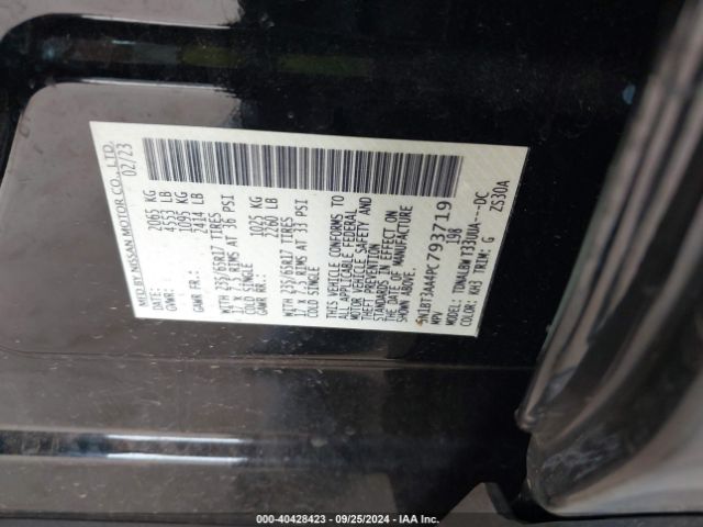 5N1BT3AA4PC793719 Nissan Rogue S Fwd