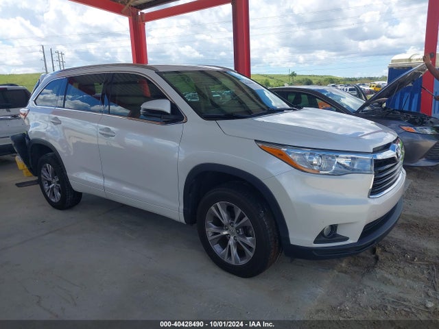 Toyota Highlander Xle V6 2015 5TDKKRFH1FS087224 Image 12