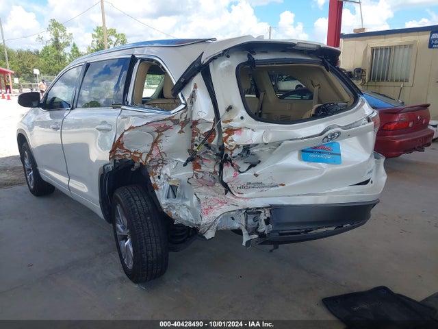 Toyota Highlander Xle V6 2015 5TDKKRFH1FS087224 Image 6