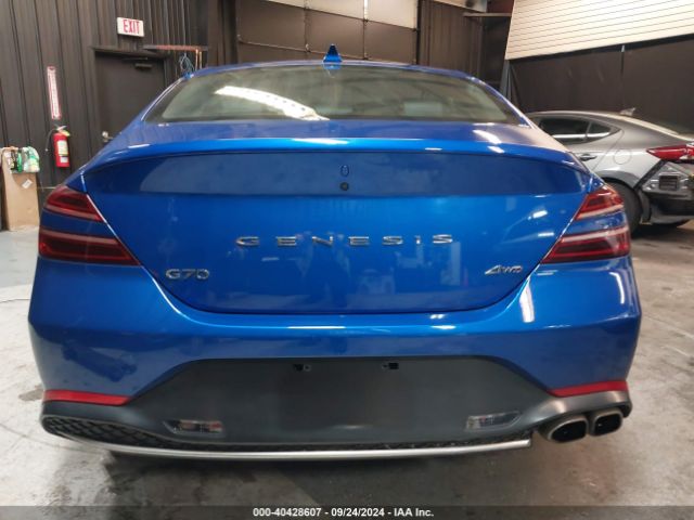 KMTG34TA1NU098300 Genesis G70 2.0t Awd