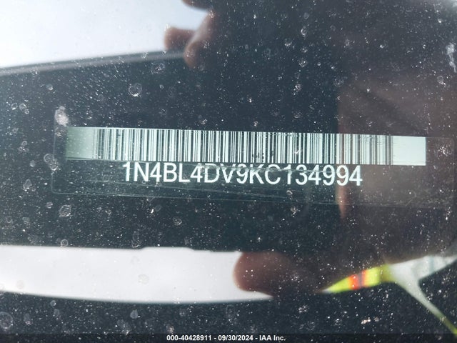 Nissan Altima 2.5 Sv 2019 1N4BL4DV9KC134994 Image 9