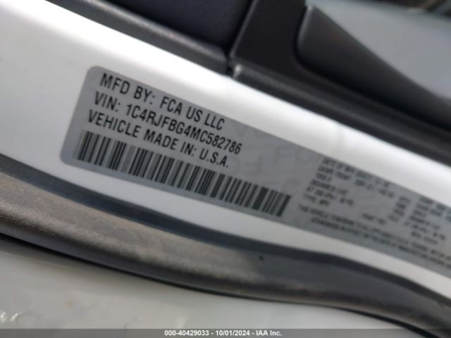 1C4RJFBG4MC582786 Jeep Grand Cherokee Limited 4x4