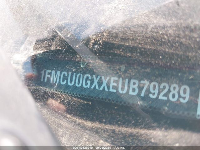 1FMCU0GXXEUB79289 Ford ESCAPE SE