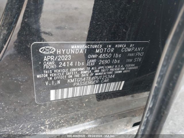 KMTG54TE4PU125344 Genesis G70 3.3t Rwd