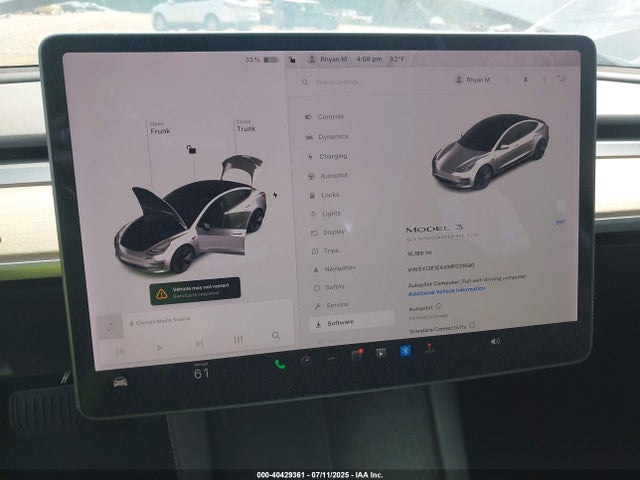 2021 TESLA MODEL 3 5YJ3E1EAXMF031690 Photo 6