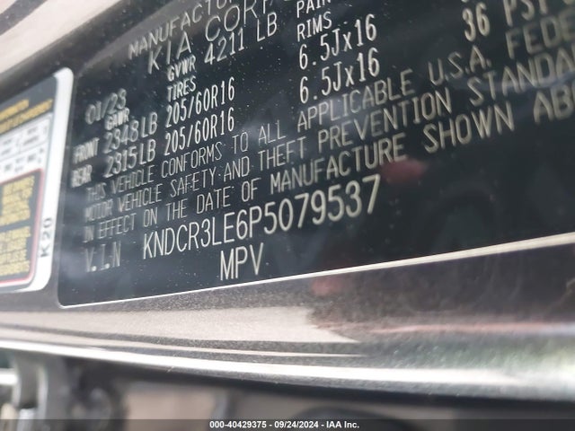 KIA gdi kappa pe 2023 KNDCR3LE6P5079537 Image 9