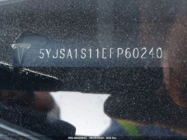 5YJSA1S11EFP60240 Tesla MODEL S