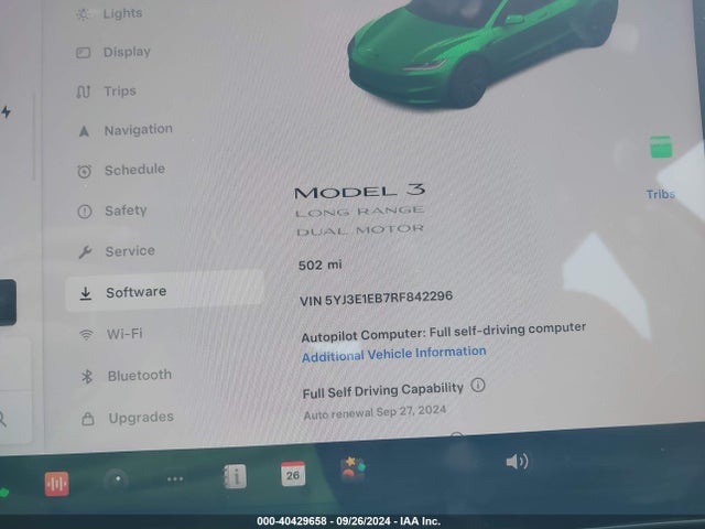 2024 TESLA MODEL 3 5YJ3E1EB7RF842296 Photo 6